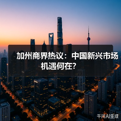 加州商界热议:中国新兴市场机遇何在?(图4) 加州企业为何集体看好中国市场?中美经贸合作机遇分析-玄熵百博咨询(图4)