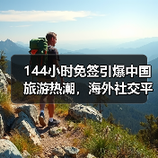 144小时免签引爆中国旅游热潮,海外社交平台成流量密码(图1) 144小时免签引爆中国旅游热潮,海外社交平台成流量密码(图1)