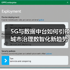 5G与数据中台如何引领城市治理数智化新趋势?(图2) 5G与数据中台如何引领城市治理数智化新趋势?(图2)