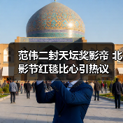 范伟二封天坛奖影帝 北影节红毯比心引热议(图4)