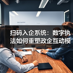 扫码入企系统:数字执法如何重塑政企互动模式?(图3) 扫码入企系统如何破解企业多头检查困局?-玄熵百博咨询(图3)