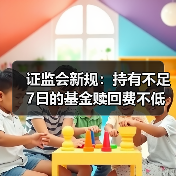 证监会新规：持有不足7日的基金赎回费不低于1.5%(图1)