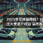 2025年买啥最赚钱？对比大类资产收益 买币跌惨买金狂喜