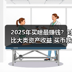 2025年买啥最赚钱？对比大类资产收益 买币跌惨买金狂喜(图3)