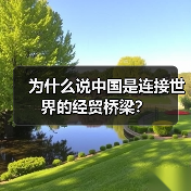 为什么说中国是连接世界的经贸桥梁?(图3) 为什么说中国是连接世界的经贸桥梁?(图3)
