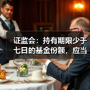 证监会:持有期限少于七日的基金份额,应当收取不低于赎回金额1.5%的赎回费(图4) 证监会:持有期限少于七日的基金份额,应当收取不低于赎回金额1.5%的赎回费(图4)