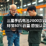 三星手机电池2000次循环保80%容量 欧盟认证行业领先(图3) 三星手机电池2000次循环保80%容量 欧盟认证行业领先(图3)