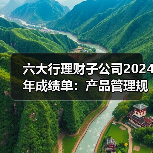 六大行理财子公司2024年成绩单：产品管理规模均超万亿元