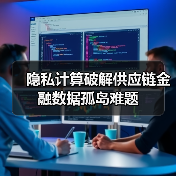 隐私计算破解供应链金融数据孤岛难题