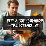 在岸人民币兑美元较周一夜盘收盘涨24点(图2)