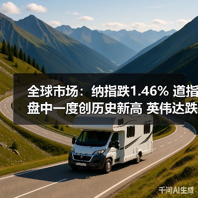 全球市场:纳指跌1.46% 道指盘中一度创历史新高 英伟达跌超3%(图4) 全球市场:纳指跌1.46% 道指盘中一度创历史新高 英伟达跌超3%(图4)