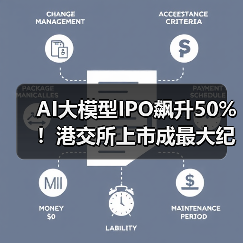 AI大模型IPO飙升50%！港交所上市成最大纪录(图2)