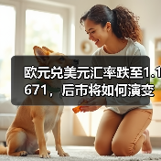 欧元兑美元汇率跌至1.1671，后市将如何演变？
