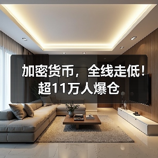加密货币,全线走低!超11万人爆仓(图2) 加密货币,全线走低!超11万人爆仓(图2)