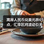 离岸人民币兑美元跌65点，汇率区间波动引关注(图2)