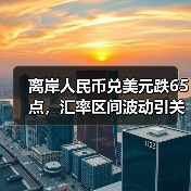 离岸人民币兑美元跌65点，汇率区间波动引关注(图4)