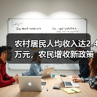 农村居民人均收入达2.4万元,农民增收新政策如何推动?(图4) 农村居民人均收入达2.4万元,农民增收新政策如何推动?(图4)