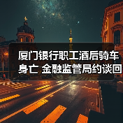 厦门银行职工酒后骑车身亡 金融监管局约谈回应