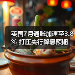 英国7月通胀加速至3.8% 打压央行降息预期(图3) 英国7月通胀加速至3.8% 打压央行降息预期(图3)