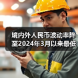 境内外人民币波动率降至2024年3月以来最低水平(图3) 境内外人民币波动率降至2024年3月以来最低水平(图3)