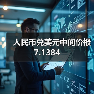 人民币兑美元中间价报7.1384(图2)