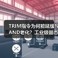TRIM指令为何能延缓NAND老化？工业级固态硬盘性能优化全解析