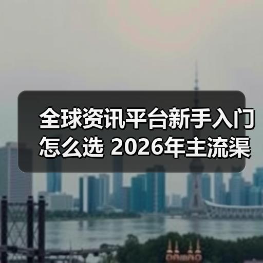 全球资讯平台新手入门怎么选 2026年主 - 玄熵百博咨询